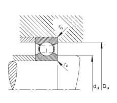  6205-C, ڲṹC  DIN 625-1 ׼Ҫߴ