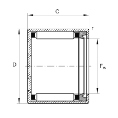 ʽѹȦ BCH06604-P, ˫ഽܷϵ ABMA 18.2 - 1982Ӣ