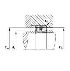 Բ NN3064-AS-K-M-SP,  DIN 5412-4 ׼Ҫߴ, Ƕλ, ˫У׶׶ 1:12 ɷ, ּСľڲ϶ƹ