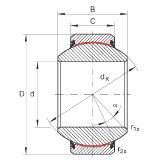 ؽ GE280-FW-2RS,  DIN ISO 12 240-1 ׼, άഽܷ