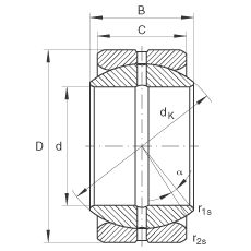 ؽ GE69-ZO,  DIN ISO 12 240-1 ׼ӢƳߴά