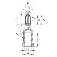 ˶ GIL80-DO-2RS,  DIN ISO 12 240-4 ׼άഽܷ