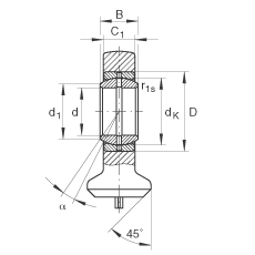 Һѹ˶ GK30-DO,  DIN ISO 12 240 ׼ά