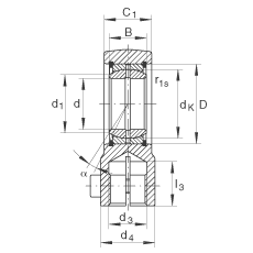 Һѹ˶ GIHRK35-DO,  DIN ISO 12 240-4 ׼Ƽнװά