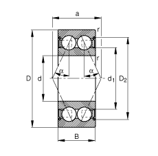 ǽӴ 3802-B-2Z-TVH, ˫˫϶ܷӴ  = 25