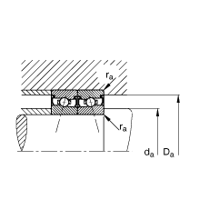  HSS71903-E-T-P4S, ɶ԰װӴ  = 25ഽܷǽӴƹ