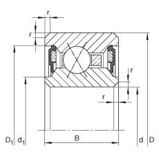  CSXU040-2RS, ĵӴУX˫ܷ¶ -25C  +120C