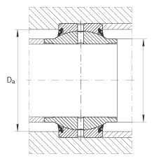ؽ GE25-HO-2RS,  DIN ISO 12 240-1 ׼, άഽܷ
