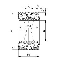 Բ׶ 30330-A-N11CA,  DIN ISO 355 / DIN 720 ׼Ҫߴ磬ɷXͳɶԲڲ϶