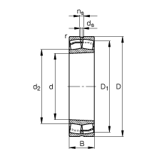 Ĺ 23126-E1A-K-M,  DIN 635-2 ׼Ҫߴ, ׶׶ 1:12